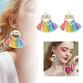 thumbnail image 1 of Obtenez Élégant avec Nos Boucles d'Oreilles Tissées Colorées pour la Rentrée Scolaire!, 1 of 7