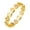 Gold, variant on Men's Stainless Steel Ring Feng Shui Ring Copper Coin Ring Lucky Wealth Money Ring Gold Size 8