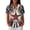 Beige, variant on 250th Anniversary USA Shirts For Women Short Sleeve Button Down Waffle Knit Collared Shirt Fashion Casual Glitter USA Flag Star Striped Independence Day Print Summer Top Basic Comfy Pullover