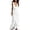 White, variant on AJGRHE Bohemian Neck Short Sleeve Ruffle Summer Dress Flowy Casual Midi Floral Dress - Elegant Flowy Sundress | Formal-Inspired Outfit for Wedding Guest Summer Party Dress Black XXL