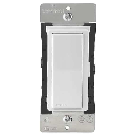Leviton Decora Digital R12-DDL06-BLM Dimmer with Timer, 1 -Pole, 3 -Way, 120 V, 60 Hz, Bluetooth, Hardwired