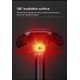 thumbnail image 2 of Luz trasera de inducción de freno inteligente para bicicleta MEROCA WR-05, luz trasera de advertencia de seguridad con carcasa de PC y carga USB, 2 of 4