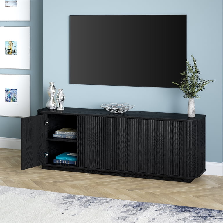 Evelyn&Zoe Canton Transitional TV Stand For TVs up to 75