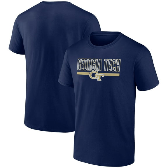 Men's Navy Georgia Tech Yellow Jackets Classic Inline Team T-Shirt