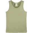 thumbnail image 2 of Lilax Girls' Racerback Tank Top Olive Green 10 Years, 2 of 8