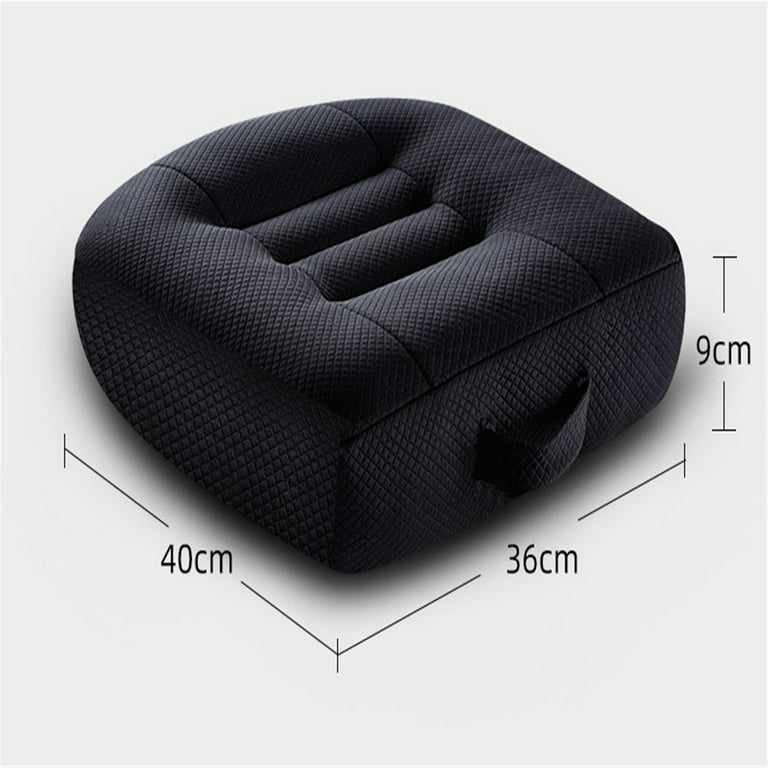  Car Booster Seat Cushion Raise The Height for Short People  Driving Hip (Tailbone) and Lower Cack Fatigue Relief Suitable for Trucks,  Cars, SUVs, Office Chairs, Wheelchairs (Black and Gray) : Automotive