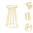 thumbnail image 6 of Esquirla Air Plant Holder Wedding Flower Display Stand Flower Display Rack Metal Stands Flower Arrangement Stand for Festival Birthday Golden, 6 of 8