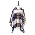 thumbnail image 1 of Mode Femmes Cape Châle à Carreaux Tricot Cardigan Cape, 1 of 5