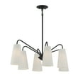 thumbnail image 5 of Edgewood 6-Light Linear Chandelier in Matte Black, 5 of 5