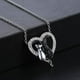 thumbnail image 5 of Collar para mujer, joyería para mujer, regalo de San Valentín de dos collares que expresa una moda pura y eterna., 5 of 5