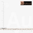thumbnail image 5 of Au Naturale 14k Rose Gold Paperclip Link Chain Bracelet (2.5 mm, 7 inch), 5 of 7