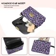 thumbnail image 4 of Pzuqiu Leopard Print Crossbody Bags Leather Women Versatile Soft Lightness Quilted Leather Crossbody Bags for Women with Chain Strap Fashion Trendy for Daily Use and Travel, 4 of 7