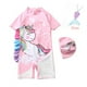 thumbnail image 2 of Traje de baño de una pieza para niñas, traje de baño de sirena arcoíris a la moda con espalda descubierta de unicornio, ropa de verano para niños zhangyuxiang unisex, 2 of 2