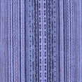 thumbnail image 1 of Ahgly Company Machine Washable Indoor Square Oriental Blue Modern Area Rugs, 8' Square, 1 of 4
