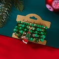 thumbnail image 3 of SPEKSEE Christmas Bracelets Set Stack Snowflake Tree Beaded Stretch Bracelet Christmas Costumes Bracelet Jewelry Gifts(5Pcs), 3 of 6