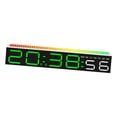 thumbnail image 2 of Reloj digital, regalos fáciles de leer, regalos multifuncionales, música electrónica de música LED gran pantalla para la sala de estar de mesa de, 2 of 8