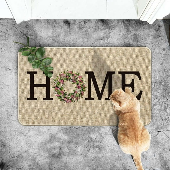 Spring Floor Mat 40X60Cm A Polyester - 1Pcs Floor Mat