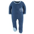 thumbnail image 2 of The Peanutshell Baby Sleep n Play Footed Pajamas for Boys, Blue Camo, 3-Pack, 0-3 Months, 2 of 6