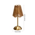 thumbnail image 2 of Orangide Rattan Table Lamp 3 Color Dimmable Warm Light, Boho Wicker Nightstand Light for Bedroom Living Room Office Desk, Farmhouse Reading Corner Decor, 2 of 6