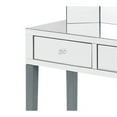 thumbnail image 5 of Inspired Home Alexandria 2-Piece Mirrored Vanity Set, Grey, 5 of 6