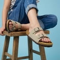 thumbnail image 3 of Cushionaire Lane Boys and Girls Sandals, Comfortable Cork Footbed Slide Sandals with Adjustable Straps and Supportive Cushioned Design - Kids Summer Sandals, 3 of 13