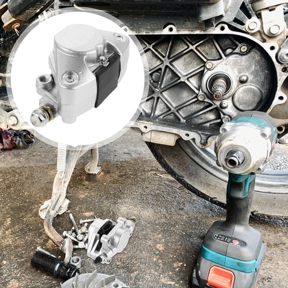 Homoyoyo Metal Rear Brake Caliper for ATV and Motorcycle Disc Brake System Replacement Part
