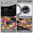 thumbnail image 5 of Uourmeti Pride Rainbow Car Trunk Mat, All Weather Protection 29" x 39" Scratch-proof Cargo Liner for Families and Travel Enthusiasts, 5 of 7