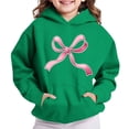 thumbnail image 6 of hengsof Girls Hooded Sweatshirt Bow Print Pullovers Long Sleeve Hoodie Kids Crewneck Fall Winter Tops 3-15Y Blouse, 6 of 6