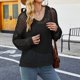 thumbnail image 3 of Camisa de mujer Cami Top Hollow Out Color sólido Loose Fit Traje de vacaciones de manga larga FLhrweasw Nuevo, 3 of 7