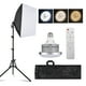 thumbnail image 1 of Kit de iluminación para fotografía de estudio Andoer, juego de iluminación tipo softbox que incluye 85 W, 1 of 8