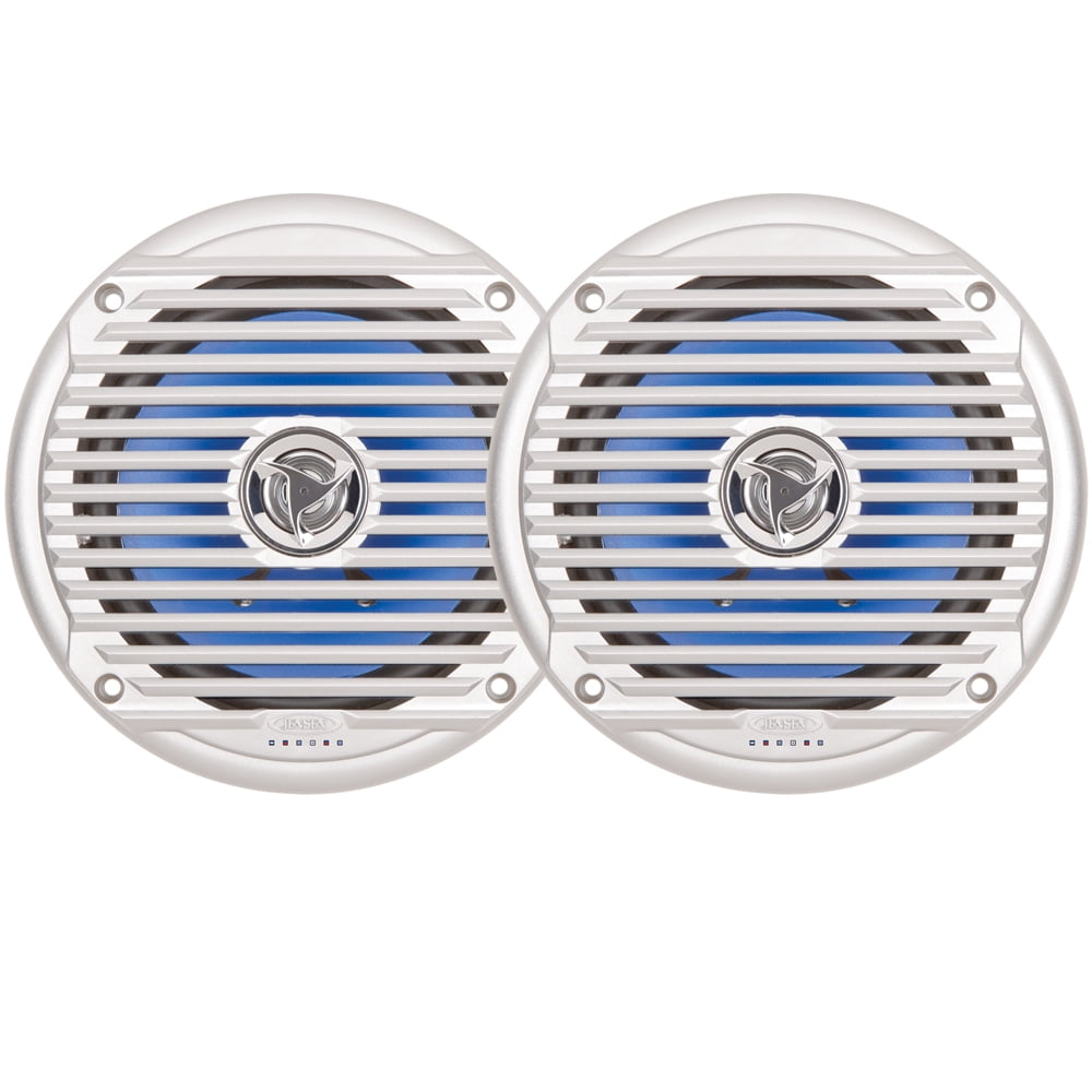 JENSEN MSX60SR 6 1/2" COAXIAL SILVER MARINE SPEAKERS