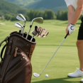 thumbnail image 7 of Haosy American Flag and Cow Golf Mallet Putter Cover Strong Magnetic Leather Golf Club Headcover Closure, 7 of 7