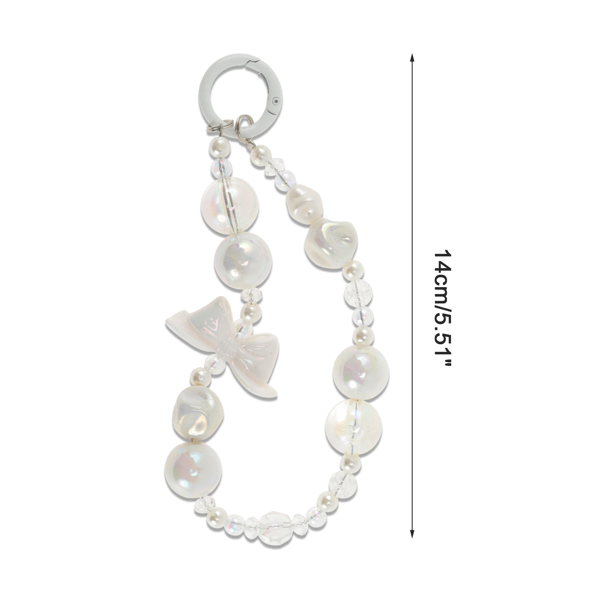 Unique Bargains Star Cloud Phone Charm for Universal 1 Pc White, Clear