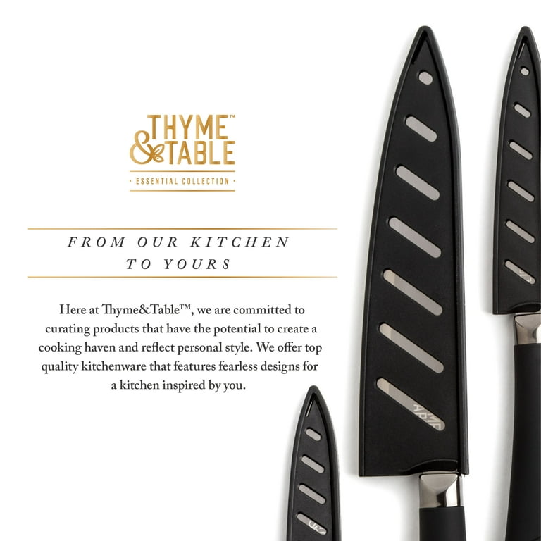 Thyme & Table 15-Piece Knife Block Set kitchen knifes knife block
