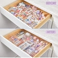 thumbnail image 3 of Organizador de cajones StorI SimpleSort, 18 piezas, apilable, transparente, 3 of 7