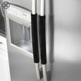 thumbnail image 2 of Luxtrada A Pair Refrigerator Handle Cover Kitchen Appliance Refrigerator Cover (Black), 2 of 10