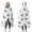 French Bulldog, variant on Wearable Blanket,Paw Prints and Bones Hooded Wearable Flannel Blanket for Adults & Teens,Winter Poncho Shawl Wrap Cape Cozy Anti-Pill,60"x80"