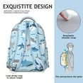 thumbnail image 5 of Cute Whale Cartoon Backpack, Compact and Stylish for School, Travel, and Everyday Commute, 5 of 6