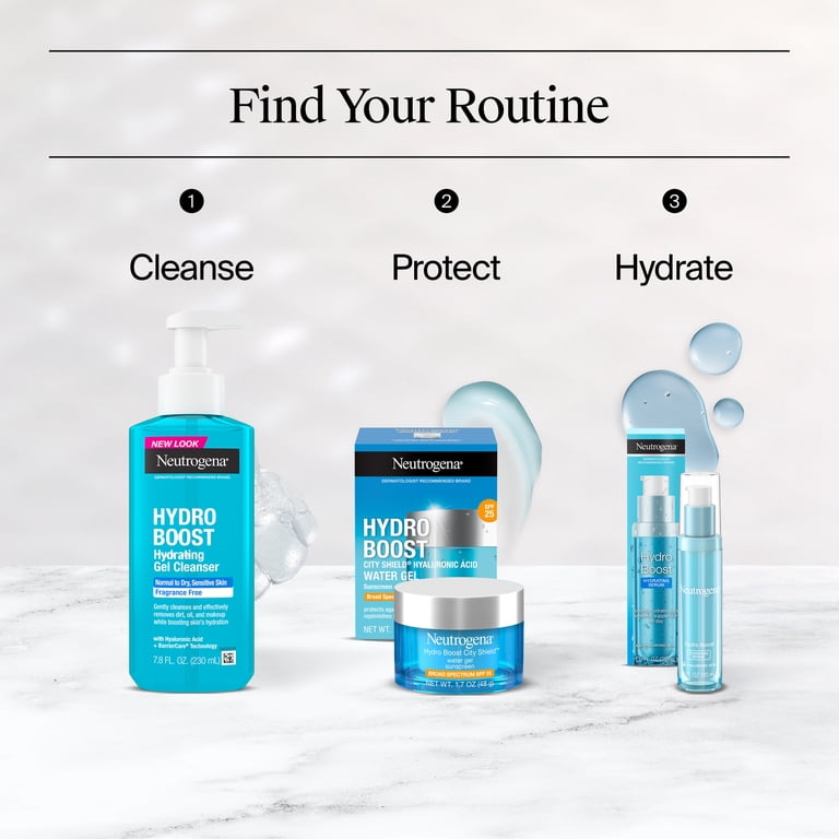 Neutrogena Hydro Boost City Shield Water Gel SPF 25, 1.7 oz