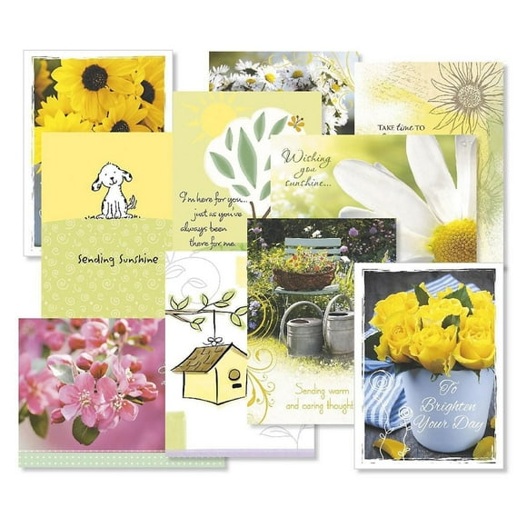 Cartes de Souhaits « Get Well » en Cours, Paquet Économique - Ensemble de 20, Grand 5 Pouces x 7 Pouces