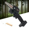 thumbnail image 3 of 4 Inch Mini Chainsaw Cordless - 550W Electric Handheld Chainsaw with 1500mAh Battery, 32.8ft/s Fast Cutting for Tree Trimming Branch Wood Cutting, Garden Yard Tool, 3 of 14