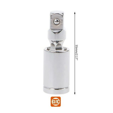 

Mduoduo Universal Joint 360 Deg Ratchet Angle Extension Bar Socket Adapter 3/8\