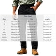 thumbnail image 3 of Mens Cargo Pants Sevevn Button Fly Elastic Side Waist Large Flap Pockets Straight Leg Relaxed Fit Cotton Woven Trousers for Casual Work Daily Wear, 3 of 8