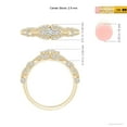 thumbnail image 5 of ANGARA Natural Diamond Anniversary Ring with Paisley Motifs in 14K Yellow Gold for Women (Size-2.9mm| Color-H| Clarity-SI2) | Anniversary, Jewelry Gift for Women | Natural Diamond Ring, 5 of 9