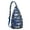 Blue-29, variant on Nautical Theme Sling Backpack - Cute Whale & Dolphin Pattern, Water-Resistant Anti-Theft Bag for Travel