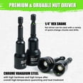thumbnail image 4 of Juego de destornilladores magnéticos SUNHZ-MCKP Impact Drill, 39 piezas, 4 of 9