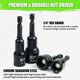 thumbnail image 4 of Juego de destornilladores magnéticos SUNHZ-MCKP Impact Drill, 39 piezas, 4 of 9