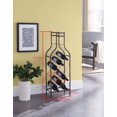 thumbnail image 4 of KB Designs KB Designs-12 Freestanding Floor Metal Wine Rack Bottle Holder Stand, Pewter, 4 of 4