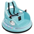 thumbnail image 1 of Coche de choque eléctrico para niños, automóvil 12V con control remoto, luces LED y giro 360°, 1 of 9
