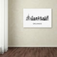 thumbnail image 3 of Trademark Fine Art 'Orlando Florida Skyline WB-BW' Canvas Art by Marlene Watson, 3 of 3